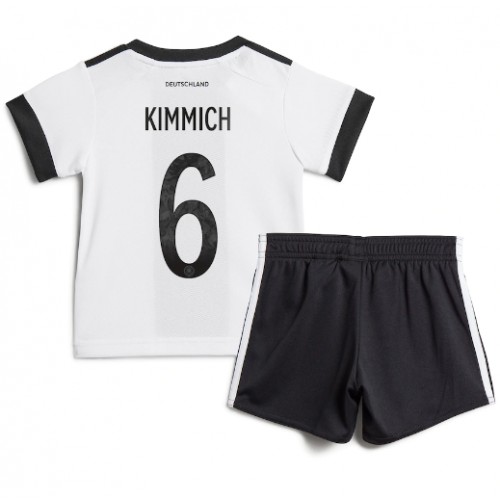 Fotbalové Dres Německo Joshua Kimmich #6 Dětské Domácí MS 2022 Krátký Rukáv (+ trenýrky)